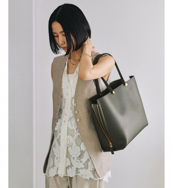 ROPE「エンブロイダリーフラワーレースジレブラウス」|シャツ・ブラウス|
