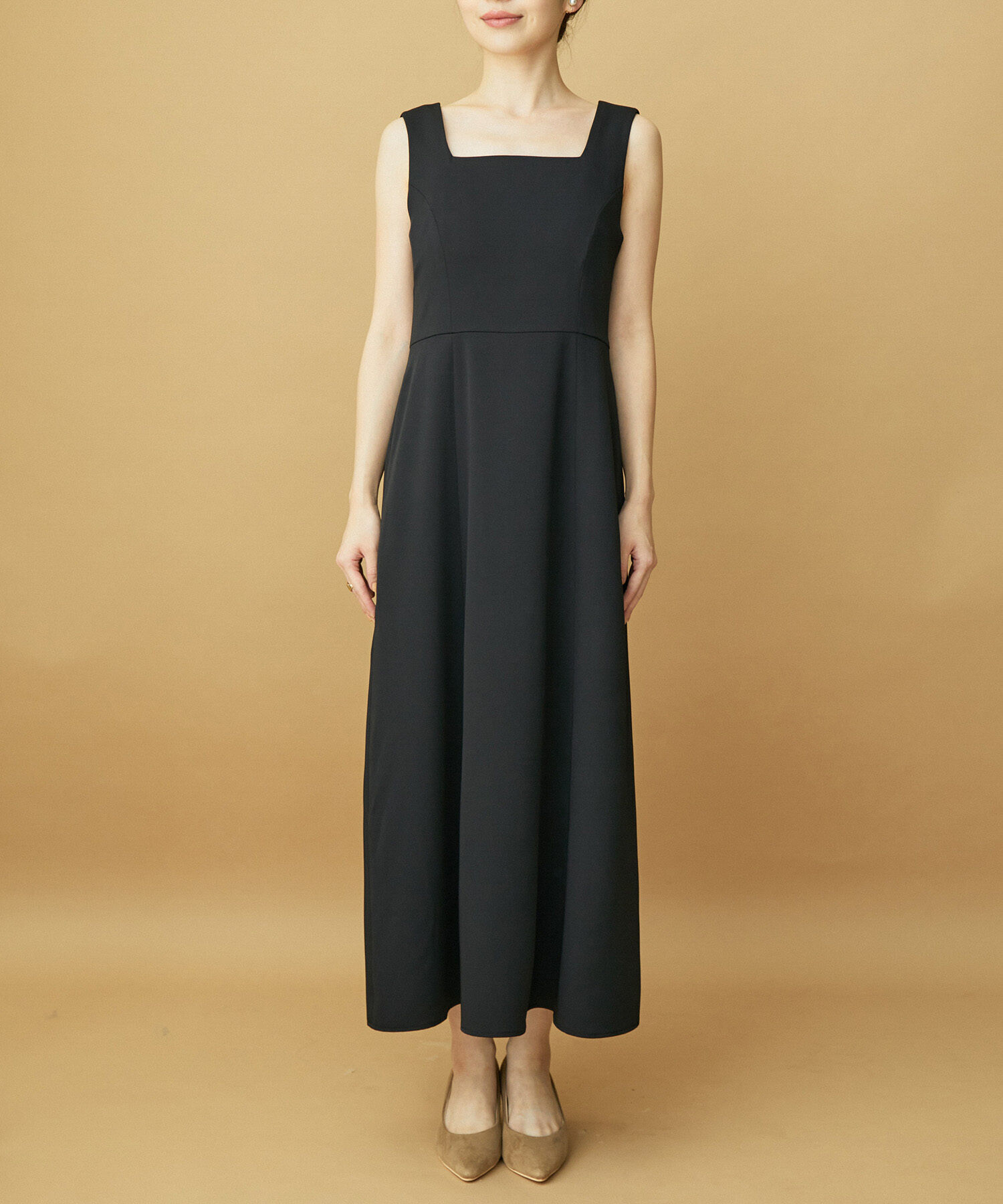 VIS「【VIS DRESS】シャーリングボレロセットワンピース」|ワンピース|
