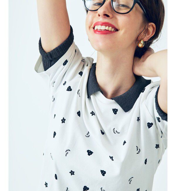 VIS「【Chocomoo】VIS別注グラフィックロゴTシャツ」|Tシャツ・カットソー|
