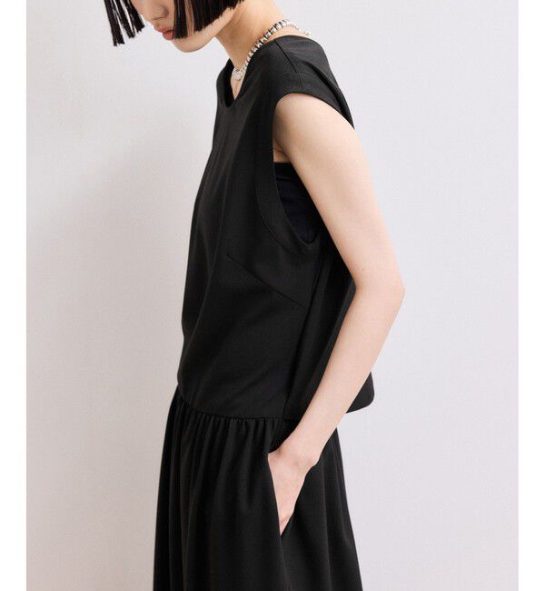 ADAM ET ROPE'「【WEB限定】バックオープンマキシワンピース」|ワンピース|
