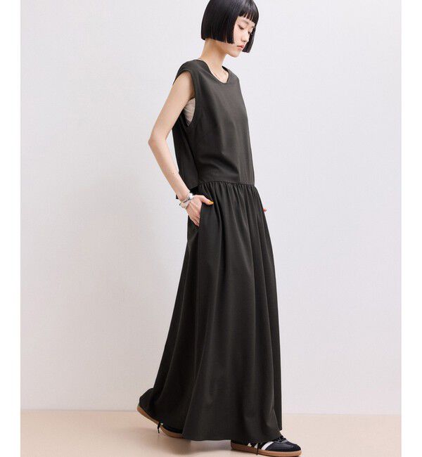 ADAM ET ROPE'「【WEB限定】バックオープンマキシワンピース」|ワンピース|