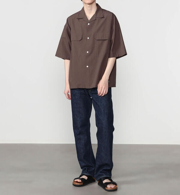 ORCIVAL「ORCIVAL | コットンリネン オープンカラー半袖シャツ MEN」|シャツ・ブラウス|