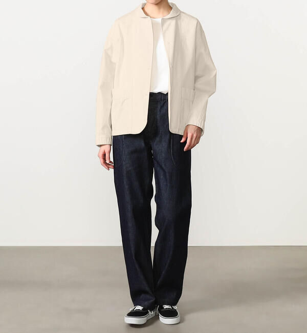 ORCIVAL「ORCIVAL | ビンテージツイル ラウンドカラー ライトジャケット WOMEN」|その他|IVORY