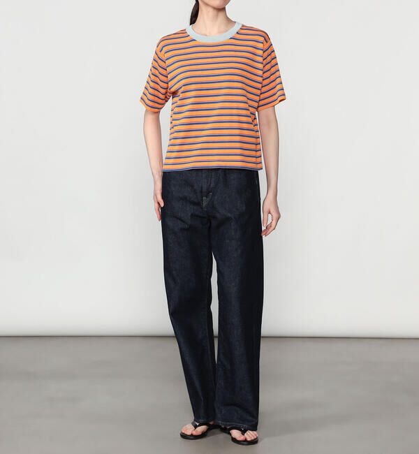  「RYE TENDER | 〈別注〉半袖クルーネックニット WOMEN」|ニット・セーター|