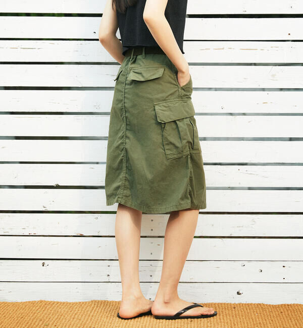  「orSlow | 〈別注〉ARMY SKIRT KHAKI WOMEN」|スカート|KHAKI