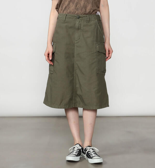  「orSlow | 〈別注〉ARMY SKIRT KHAKI WOMEN」|スカート|