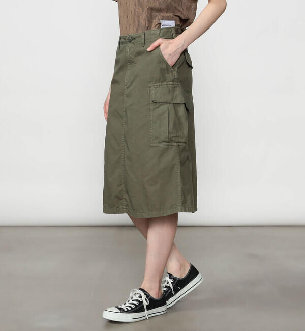  「orSlow | 〈別注〉ARMY SKIRT KHAKI WOMEN」|スカート|
