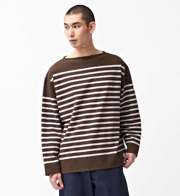 ORCIVAL「ORCIVAL | ラッセル ボートネック ワイドセーラーTシャツ MEN」|Tシャツ・カットソー|