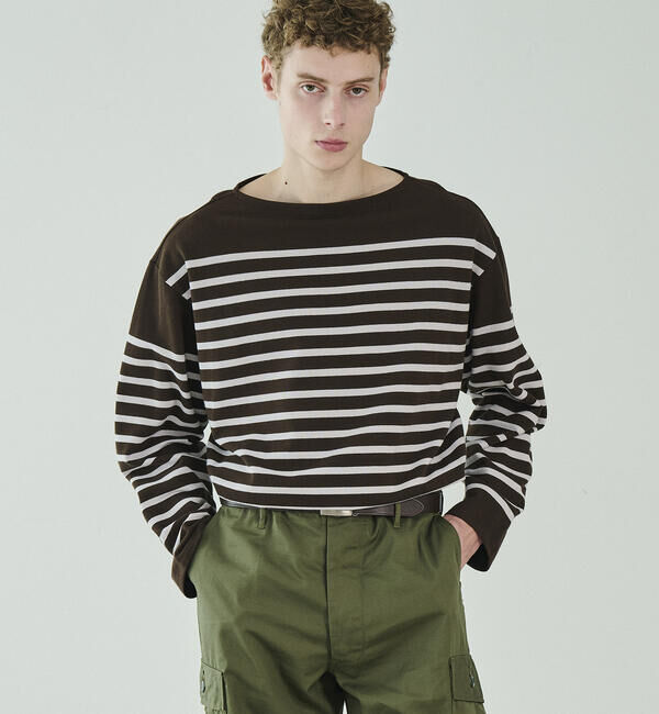 ORCIVAL「ORCIVAL | ラッセル ボートネック ワイドセーラーTシャツ MEN」|Tシャツ・カットソー|