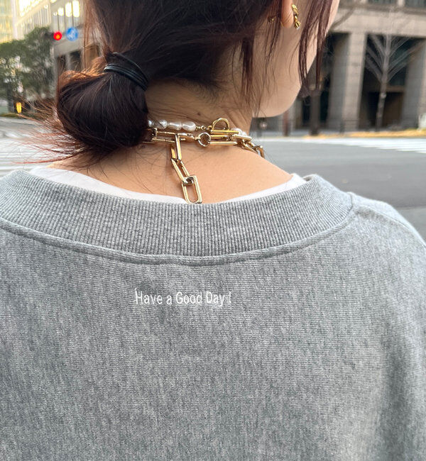  「【インフルエンサー OKOCHI企画】ハーフジップスウェット」|Tシャツ・カットソー|