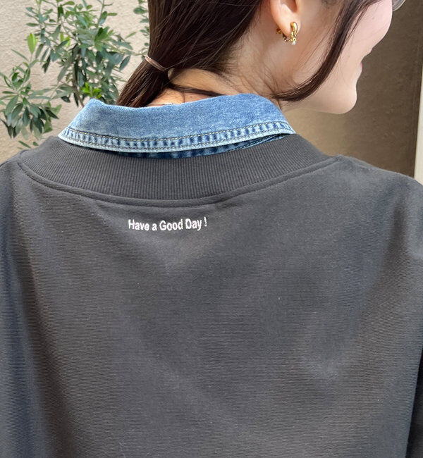  「【インフルエンサー OKOCHI企画】ハーフジップスウェット」|Tシャツ・カットソー|