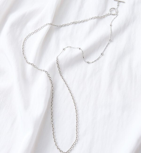 collex「【dignif】【金属アレルギー対応】ミックスチェーン2WAYネックレス」|ネックレス|シルバー