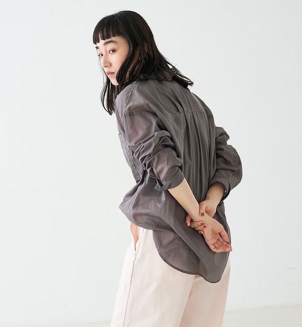 collex「エアリーローンオーバーシャツ」|シャツ・ブラウス|