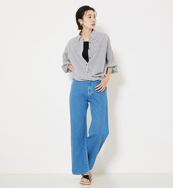 qualite「カシュクールレギュラーシャツ」|シャツ・ブラウス|