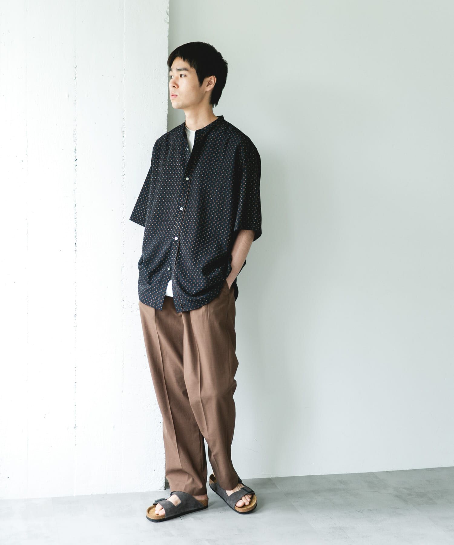 URBAN RESEARCH DOORS「『イージーケア/速乾/UVカット』クイックドライ 2タック ワイドトラウザー」|その他|