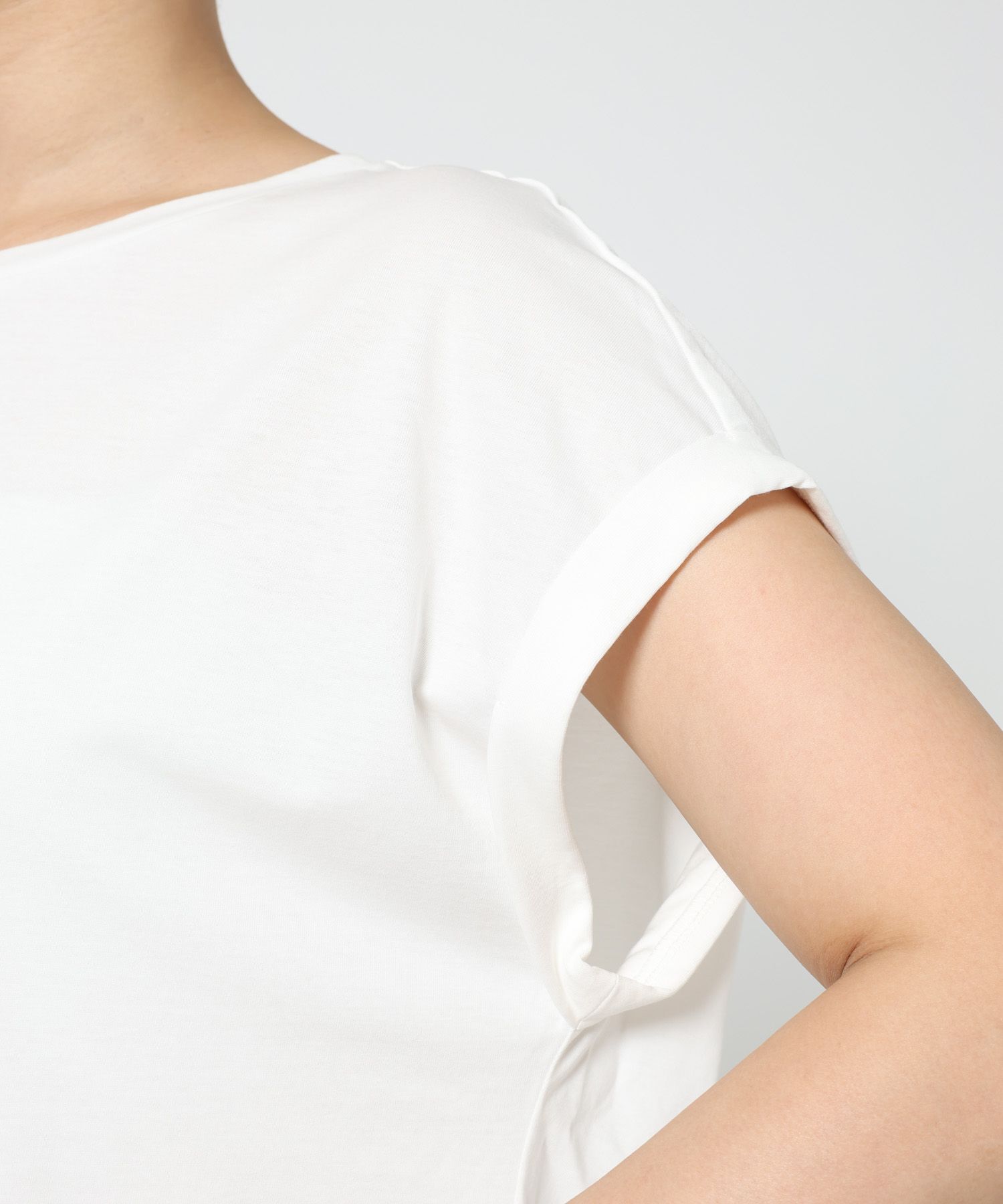 BABYLONE「ロールアップTシャツ」|Tシャツ・カットソー|