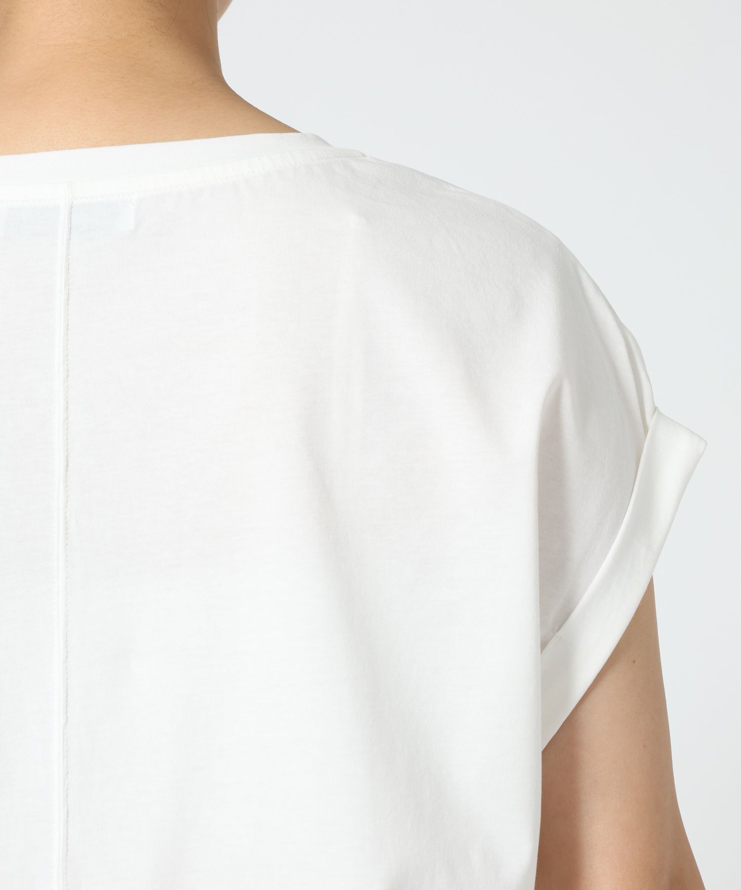 BABYLONE「ロールアップTシャツ」|Tシャツ・カットソー|