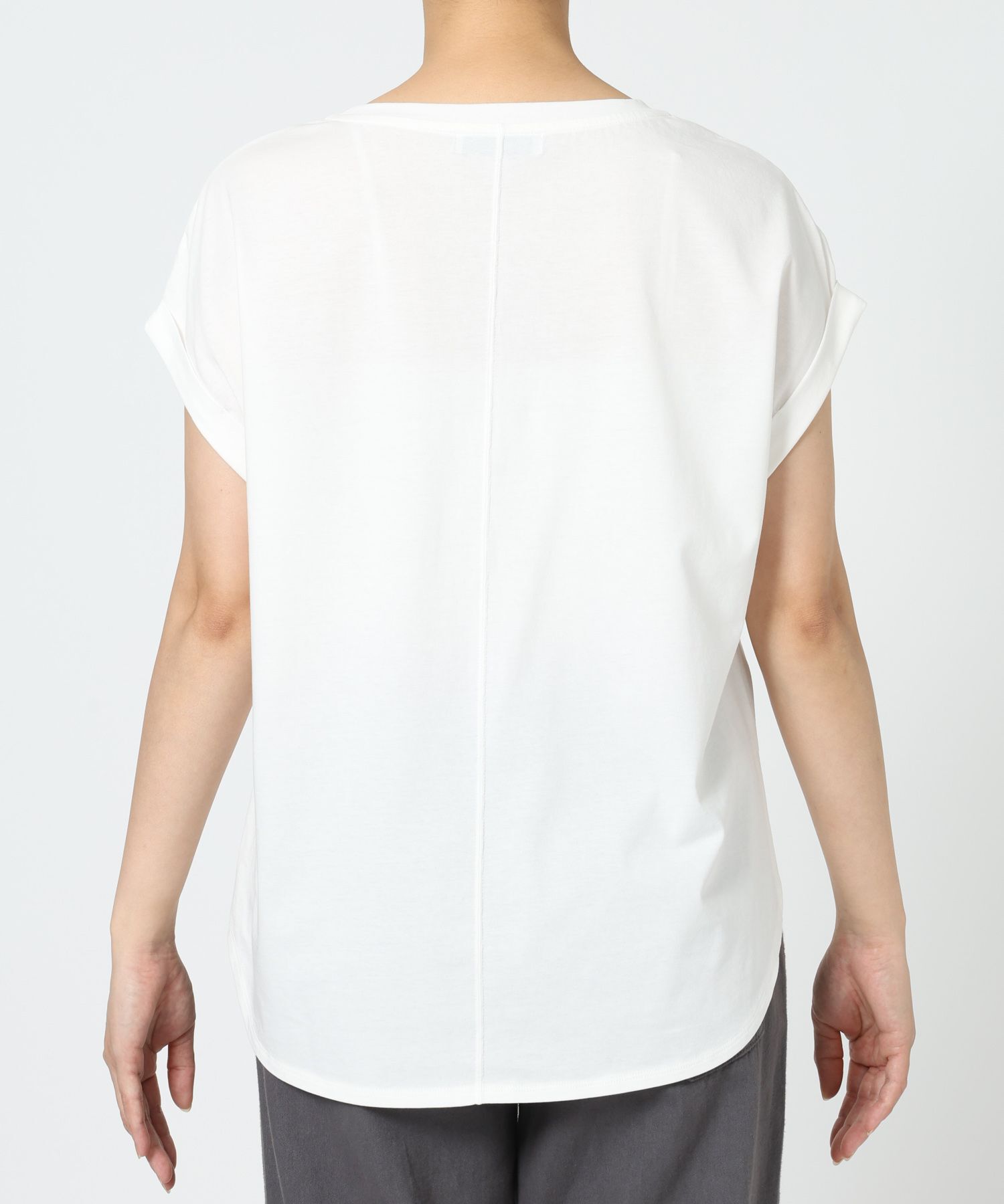 BABYLONE「ロールアップTシャツ」|Tシャツ・カットソー|