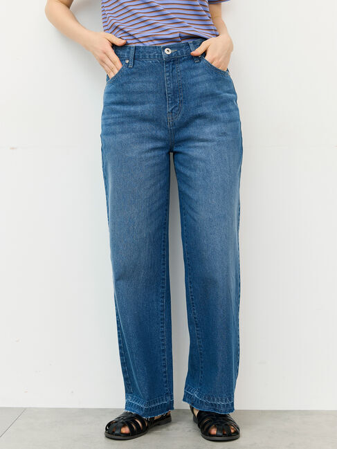Samansa Mos2「【ECO DENIM】ストレートパンツ」|その他|