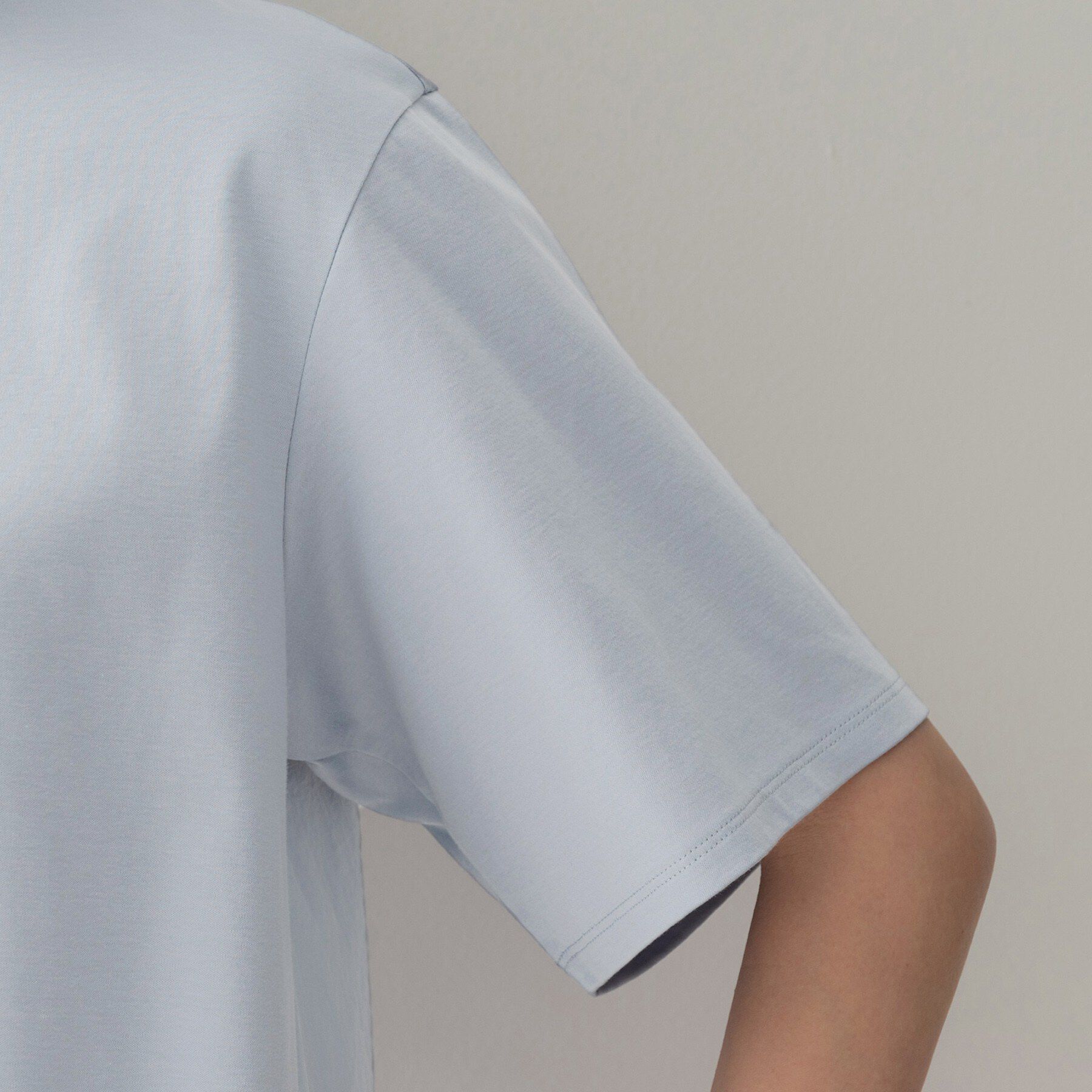 UNTITLED「【洗える/Tシャツ】異素材ドッキングプルオーバー」|Tシャツ・カットソー|
