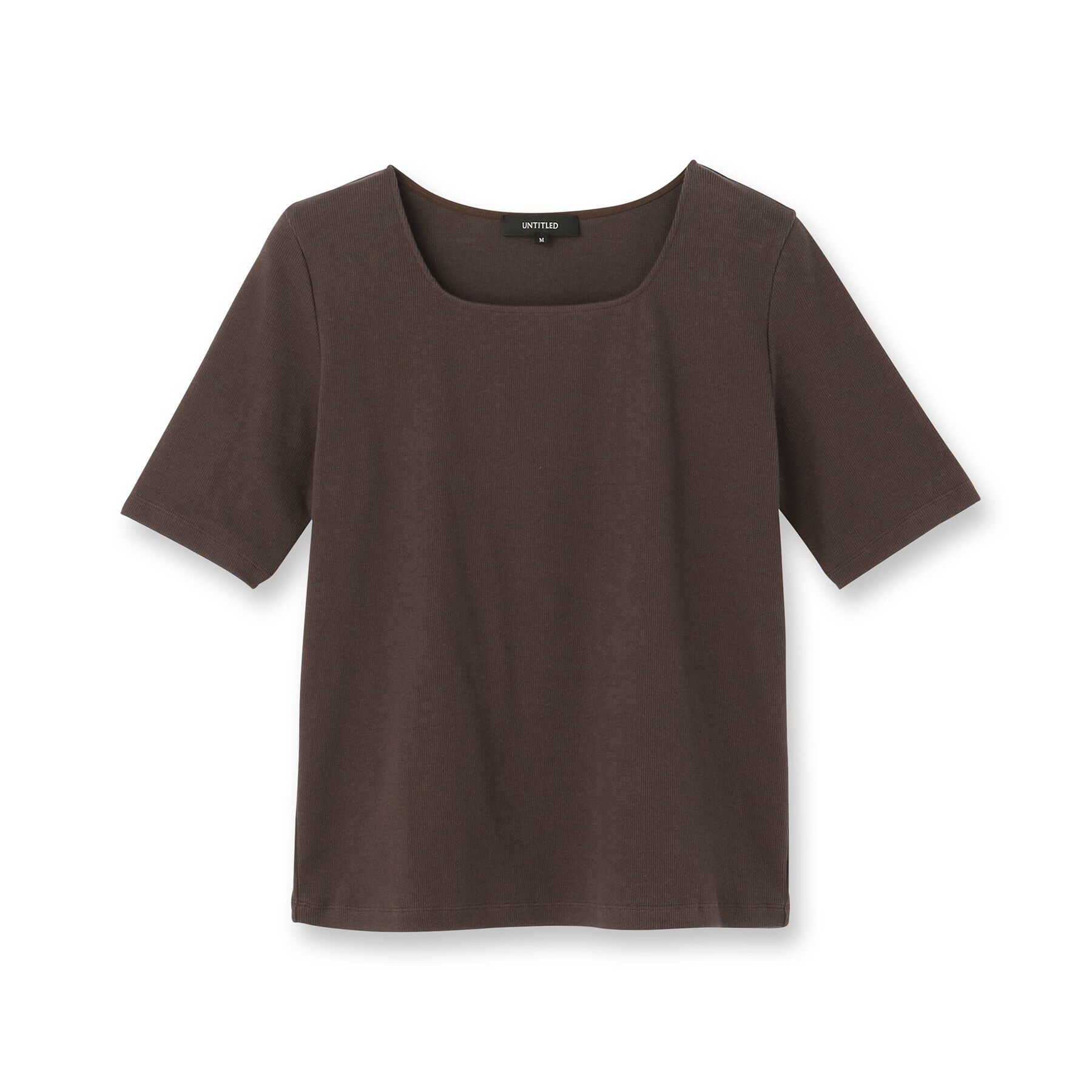UNTITLED「【すっきり見え/洗える】スクエアネックプルオーバー」|Tシャツ・カットソー|