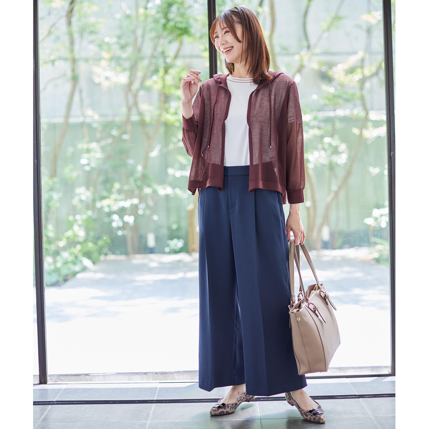 Reflect「【透けない】フルレングスワイドストレートパンツ」|その他|