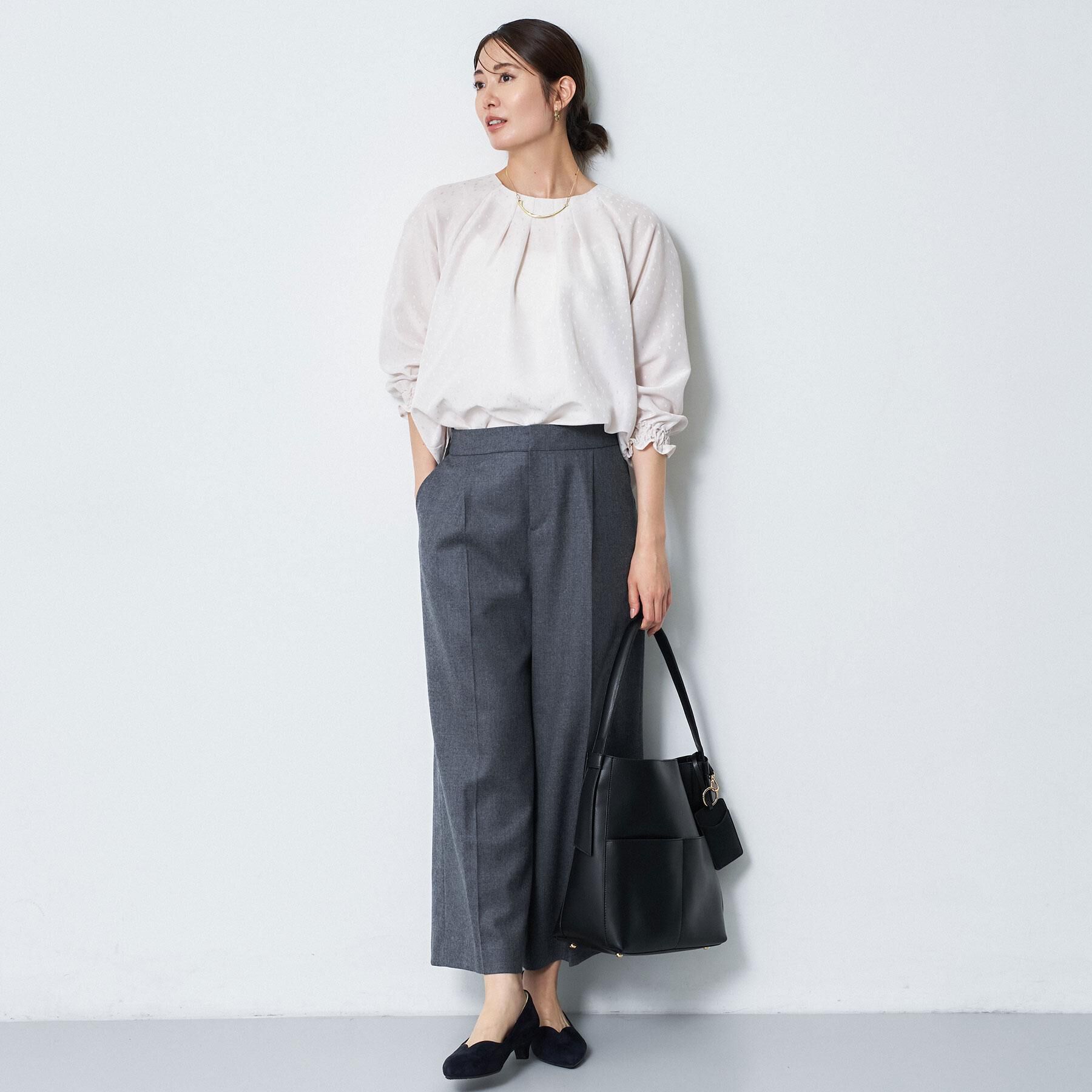 Reflect「【腰周りすっきり◎】ワイドクロップドパンツ」|その他|