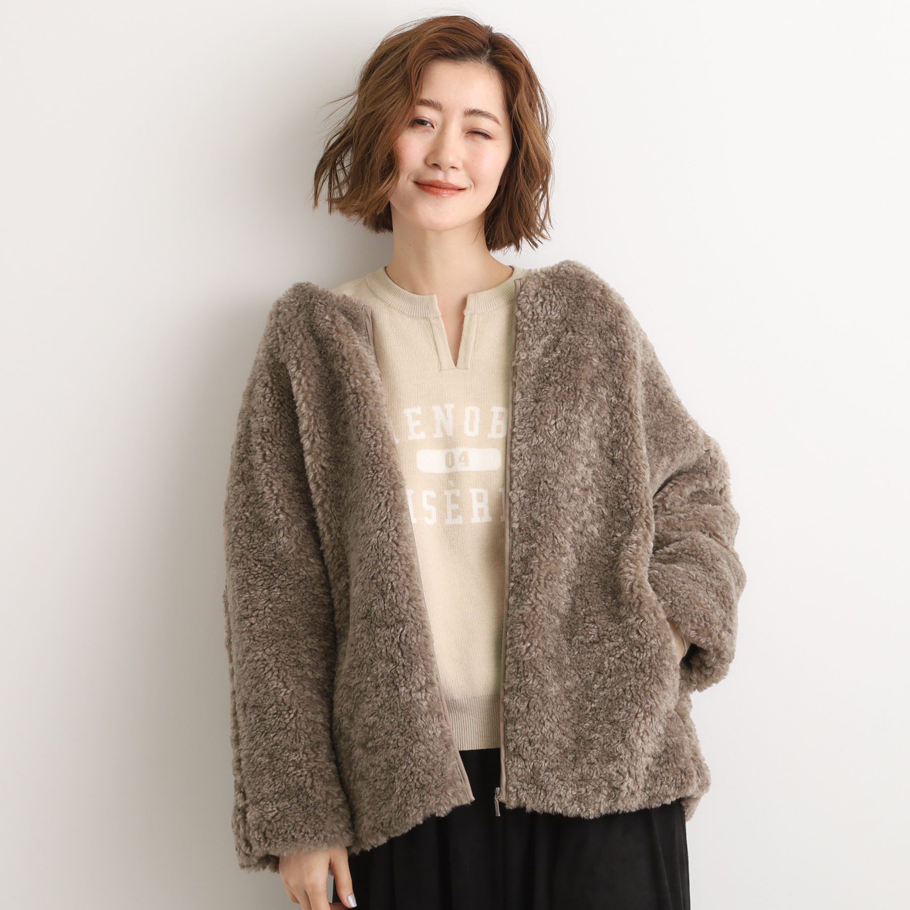 grove「最終お値下げ！！【名品アウター/3WAY・はっ水】ボアライナー付きモッズコート」|ミリタリー・モッズコート|