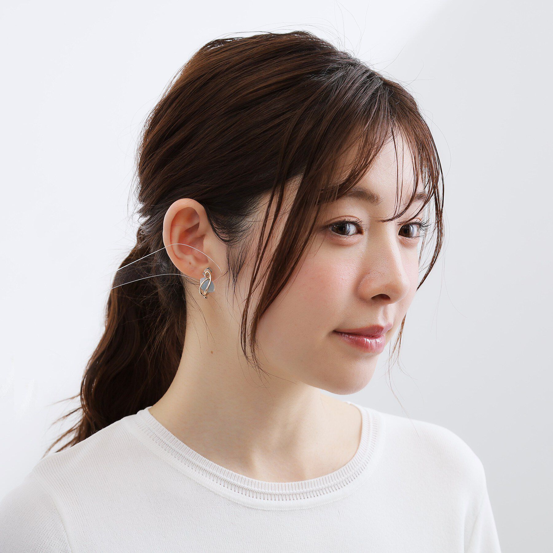 grove「メタルアクリルピアス」|ピアス|