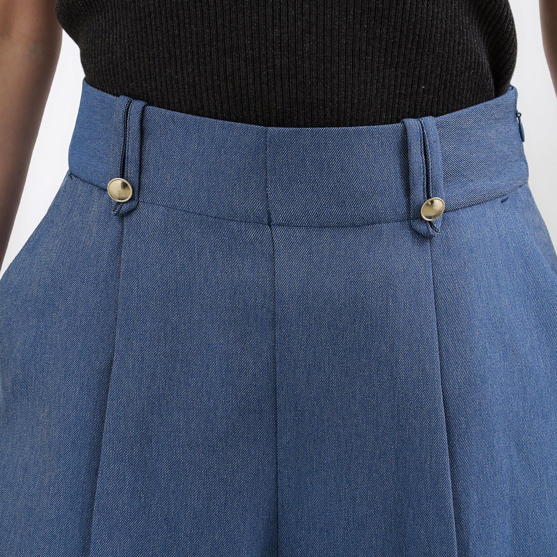 grove「【洗濯機OK】きちんと見えする、デニムライクワイドパンツ」|その他|