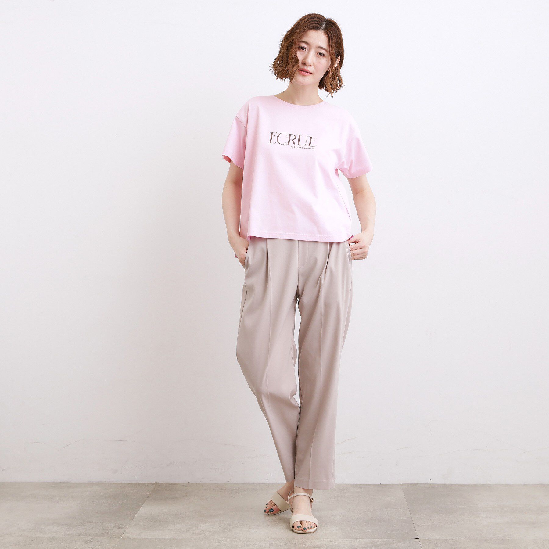 grove「【遮熱／吸水速乾／接触冷感／UVカット】ベーシックロゴTシャツ」|Tシャツ・カットソー|