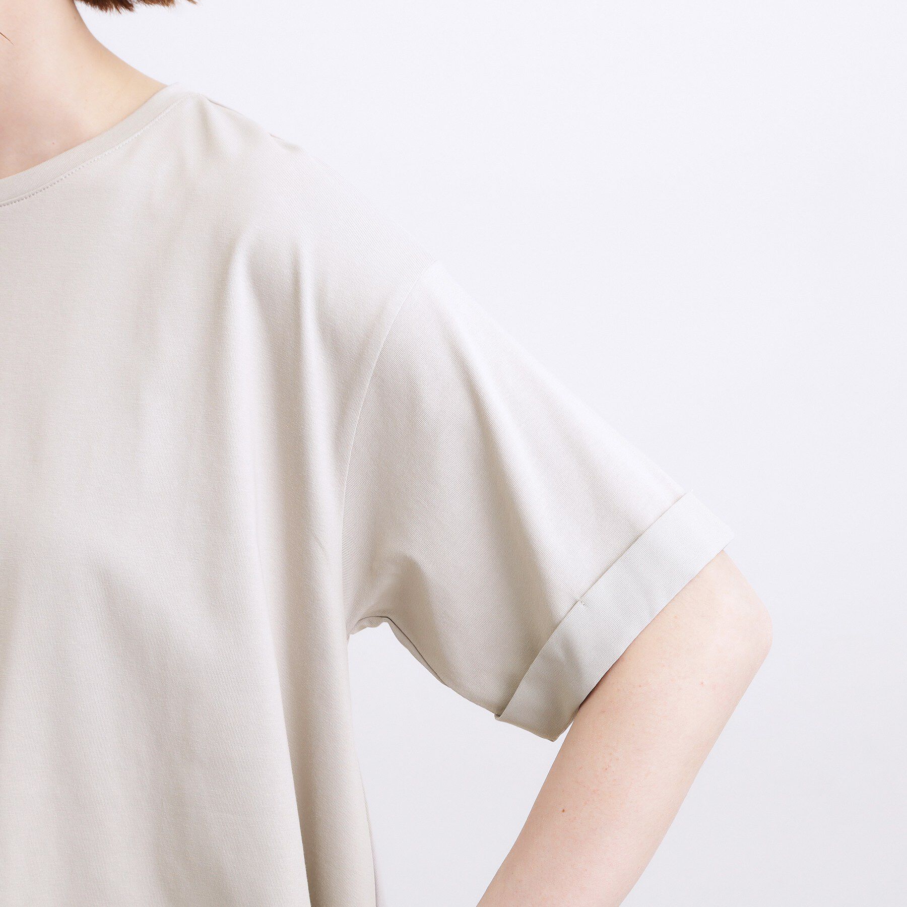 grove「【遮熱／吸水速乾／接触冷感／UVカット】フレアシルエットTシャツ」|Tシャツ・カットソー|