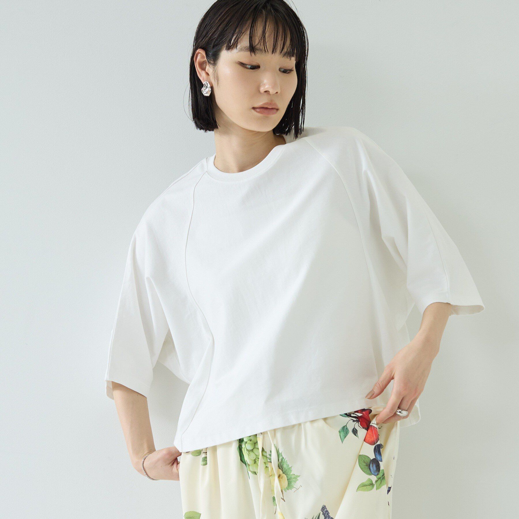 GALLEST「【UVカット】オーバーサイズラグランカットソー」|Tシャツ・カットソー|