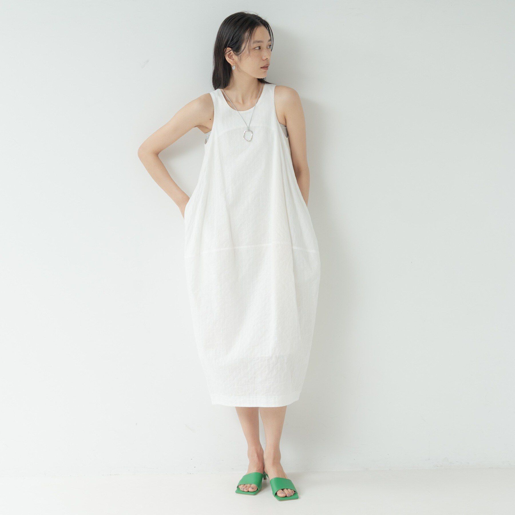 GALLEST「ミニマルコクーンワンピース」|ワンピース|