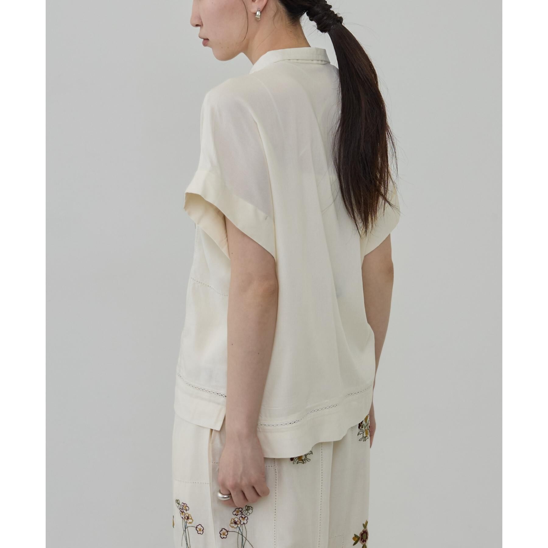 GALLEST「アート刺繍半袖シャツ【セットアップ可能】」|シャツ・ブラウス|