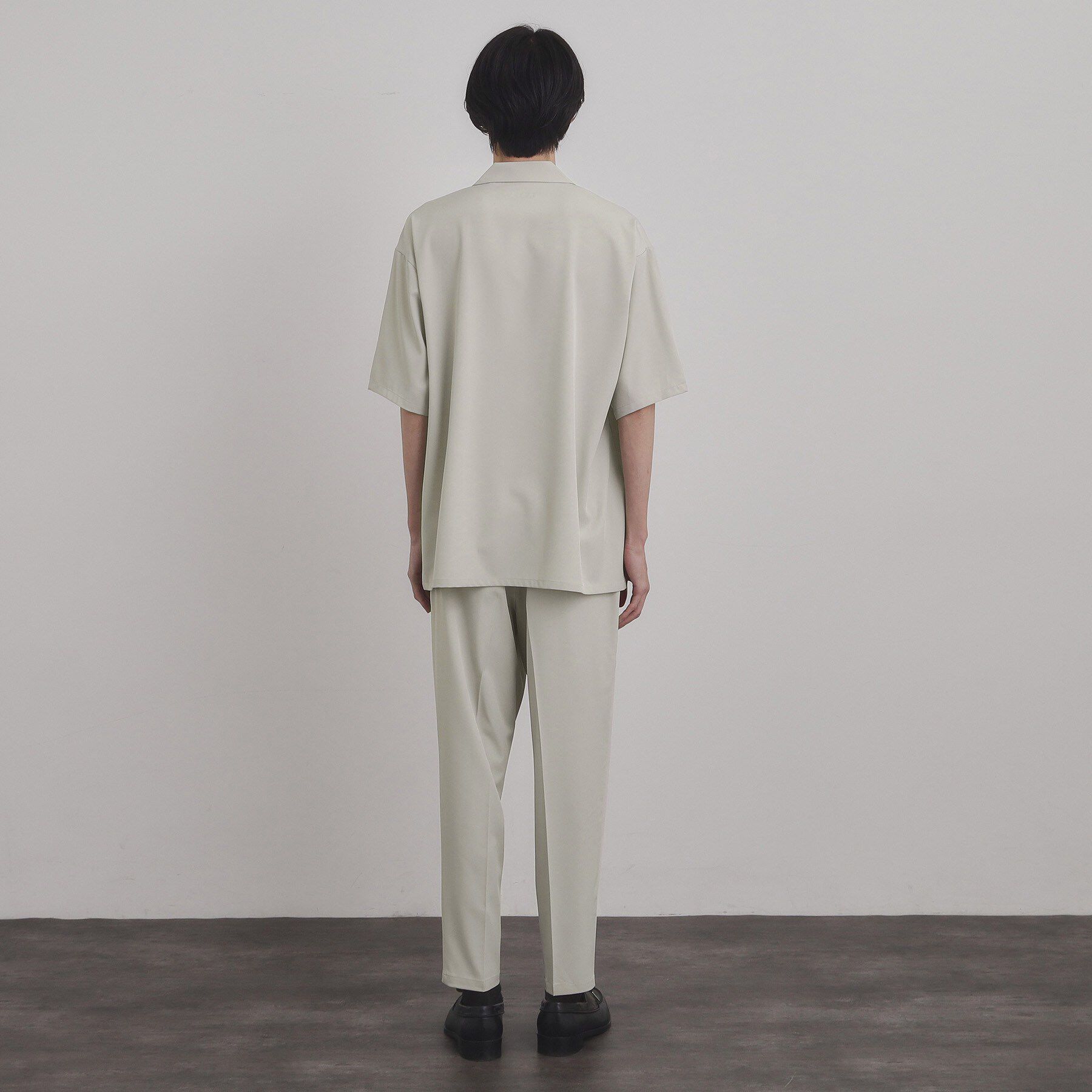 tk.TAKEO KIKUCHI「【暑い夏に最適！】ルーズトロミシャツセットアップ/上下2点セット/接触冷感/ストレッチ/洗える/オー」|スーツ|