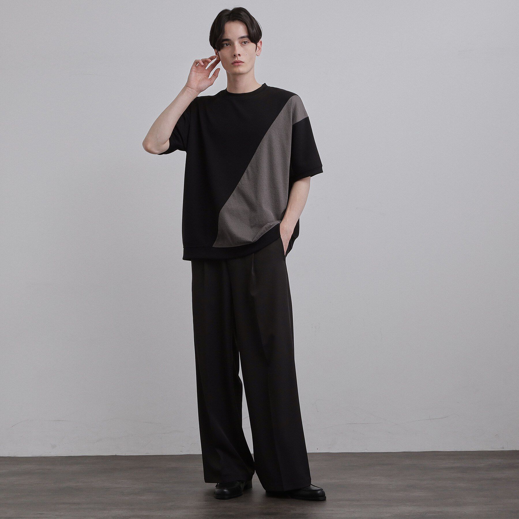 tk.TAKEO KIKUCHI「切り替えカットソー」|Tシャツ・カットソー|