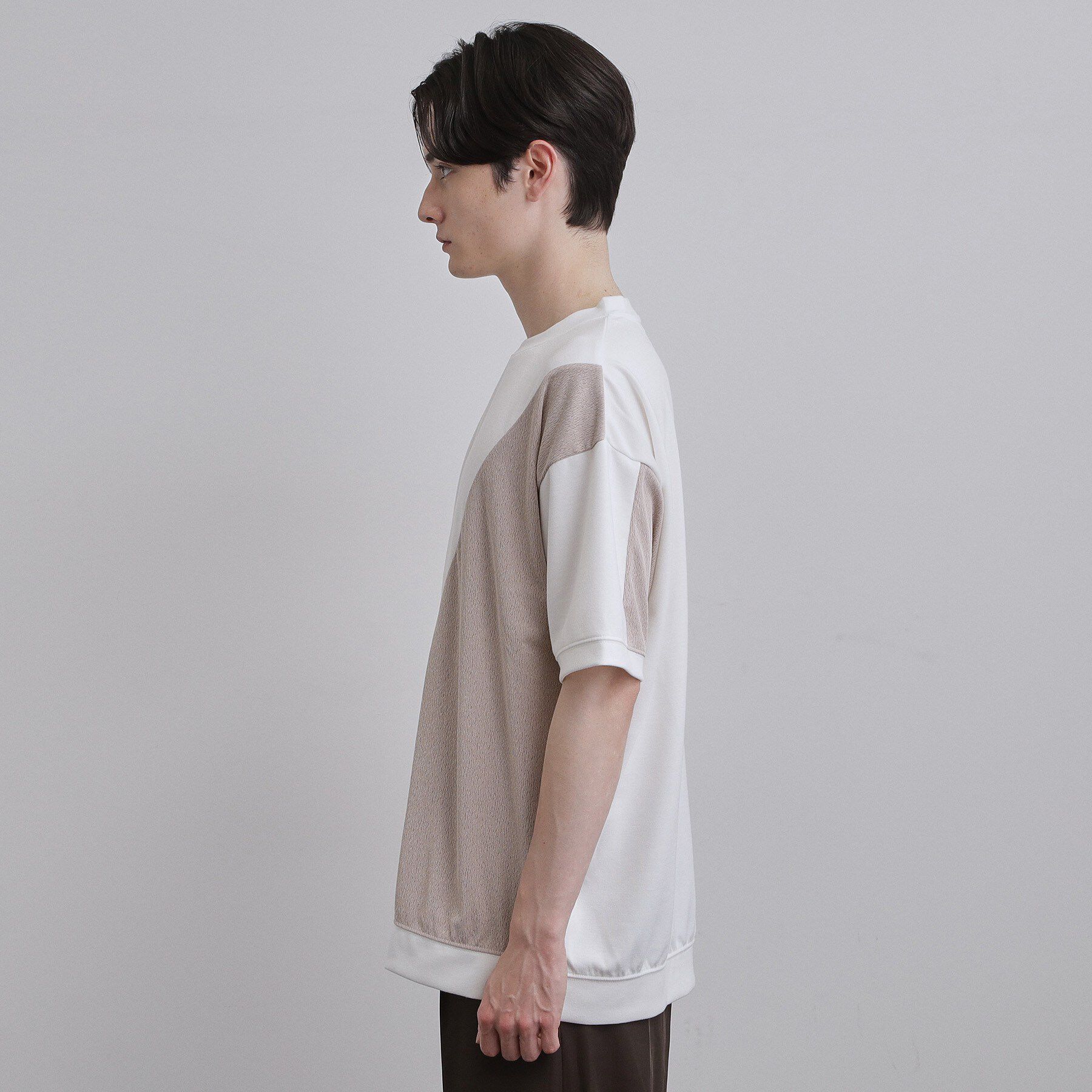 tk.TAKEO KIKUCHI「切り替えカットソー」|Tシャツ・カットソー|