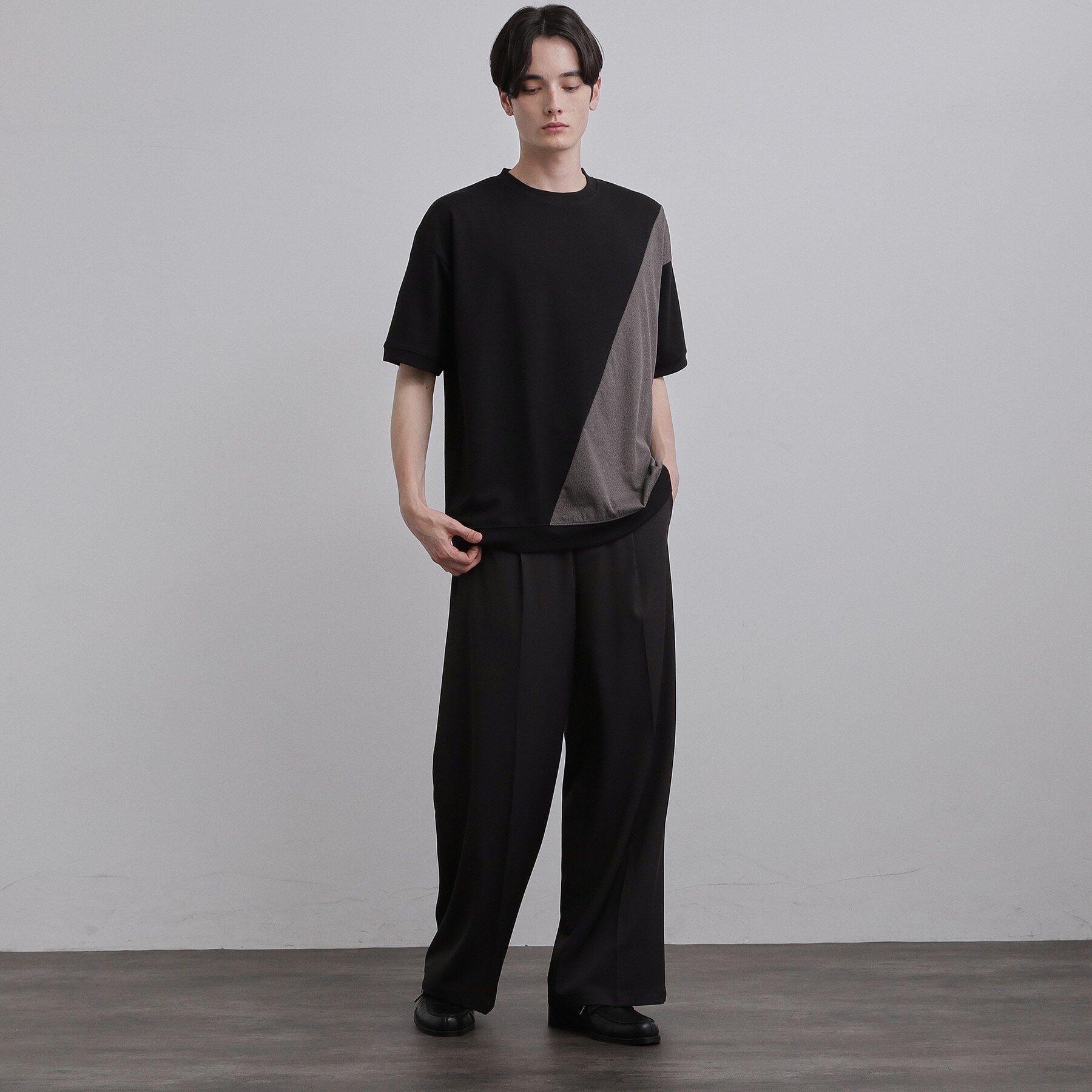 tk.TAKEO KIKUCHI「切り替えカットソー」|Tシャツ・カットソー|