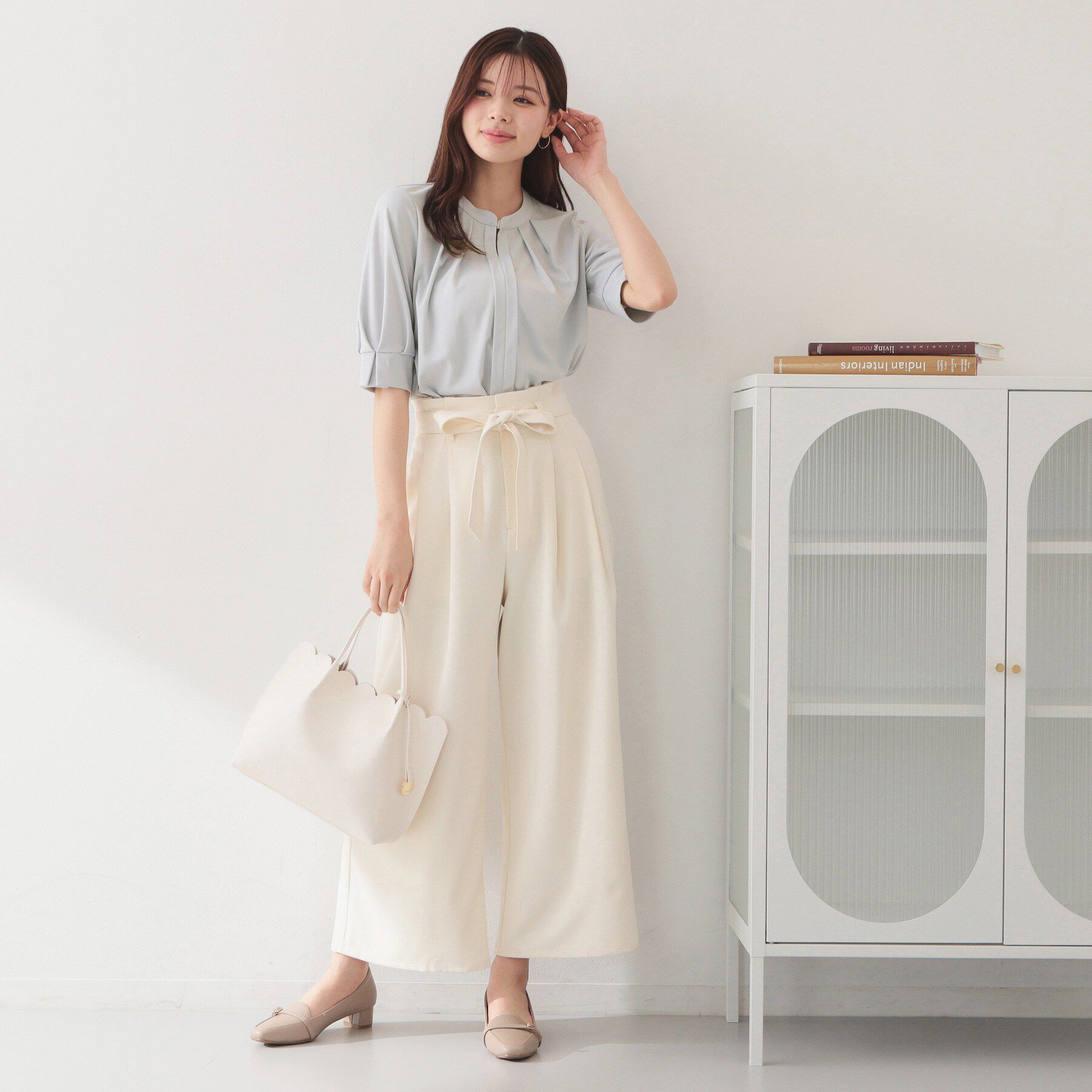 index「UV バンドカラートップス【洗濯機OK／吸水速乾／接触冷感】《S～3L／6col》」|Tシャツ・カットソー|