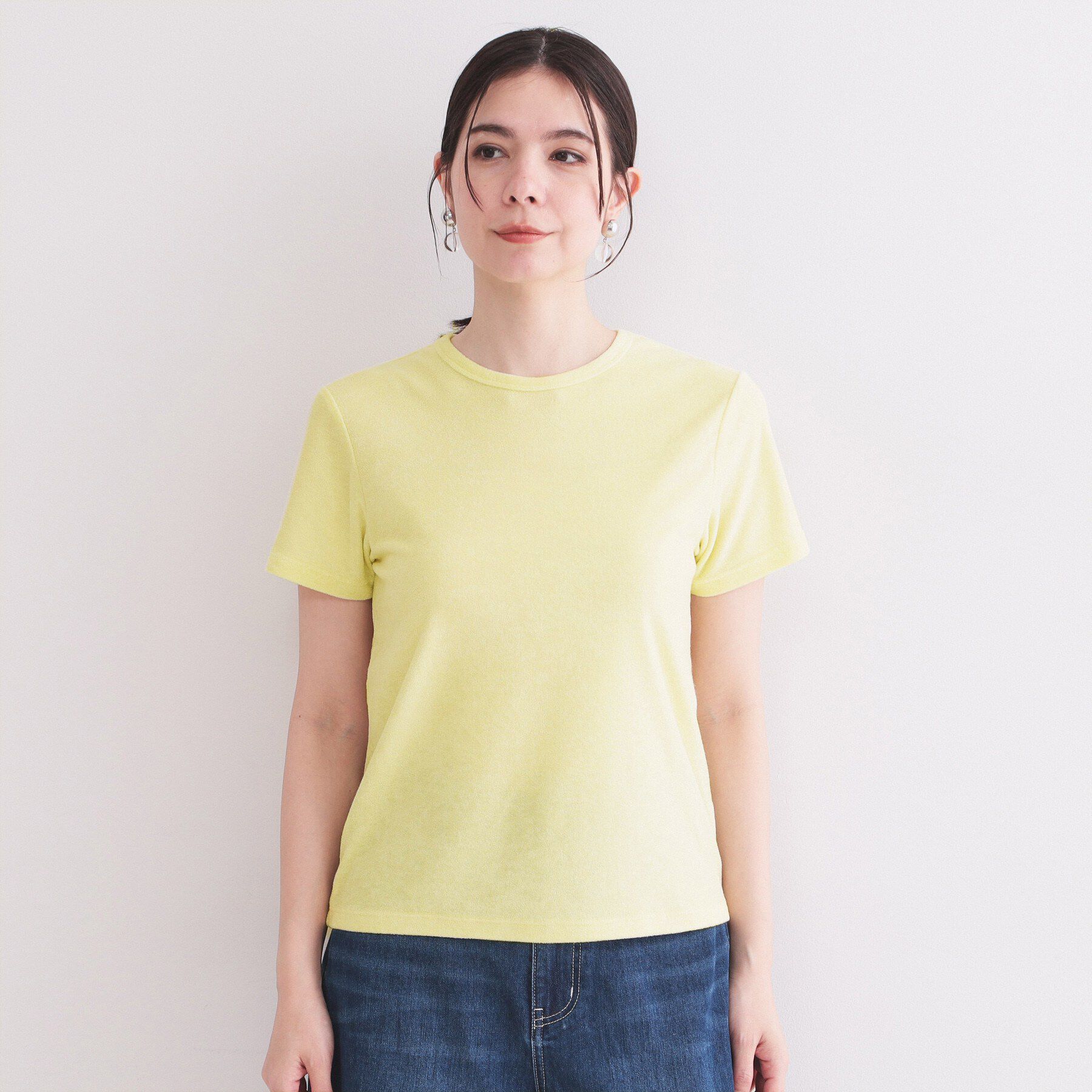 OPAQUE.CLIP「ベーシックパイルTシャツ【洗濯機OK】」|Tシャツ・カットソー|