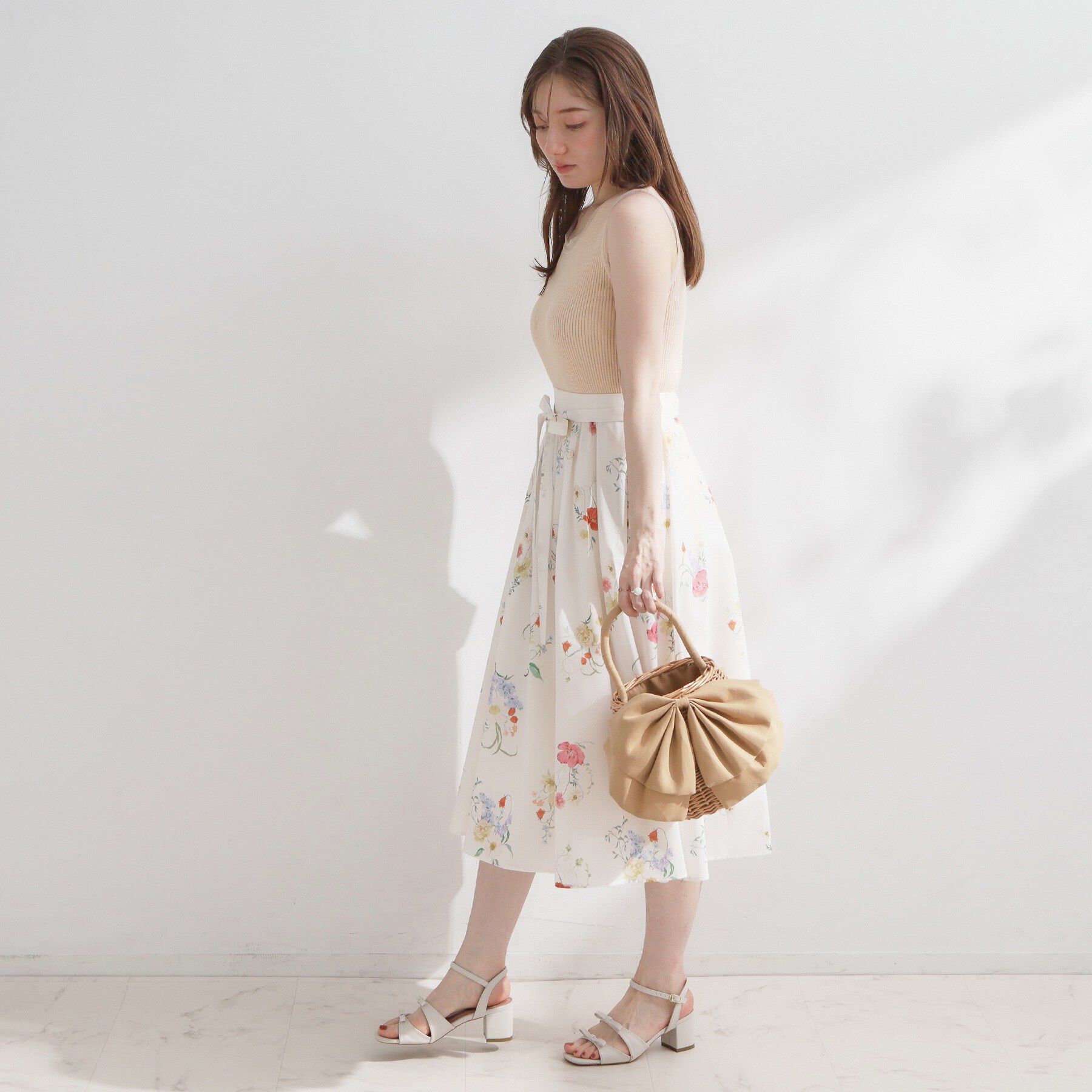 Couture broach「チュール付きタンクトップ」|キャミソール|