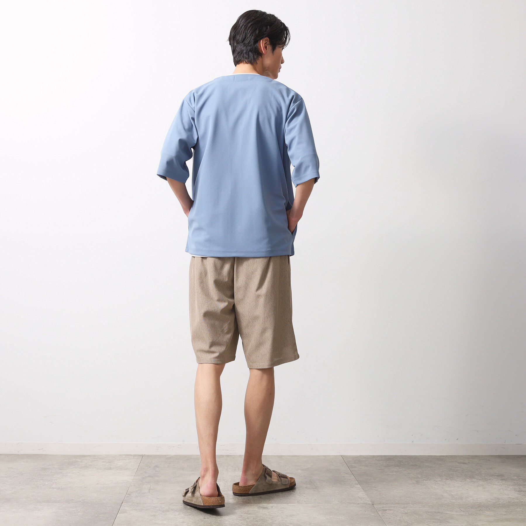 THE SHOP TK「シャリルジャージ ショートパンツ 洗濯機OK/吸水速乾/イージーケア/セットアップ可」|その他|