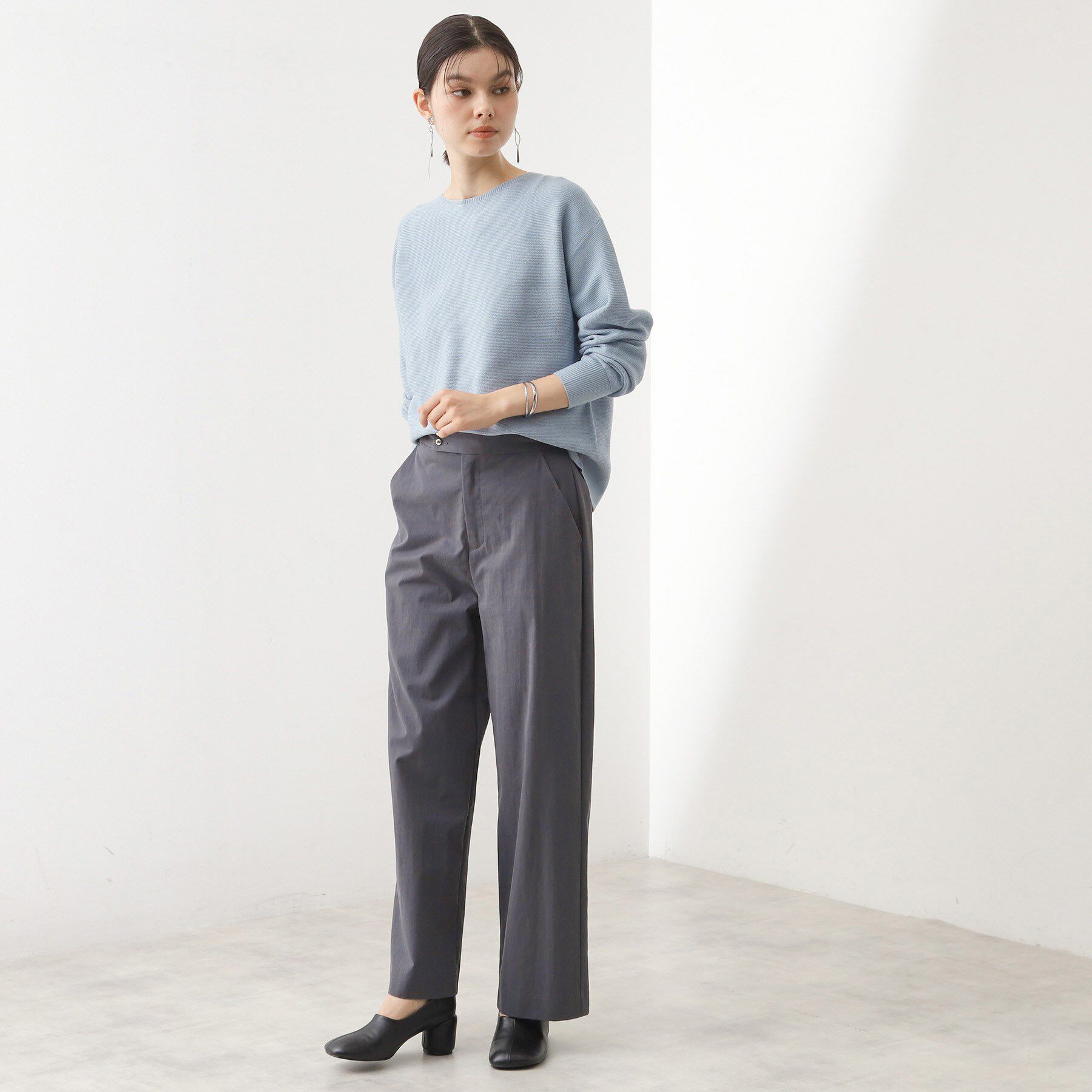 THE SHOP TK「ワイドチノパンツ【洗える】」|その他|