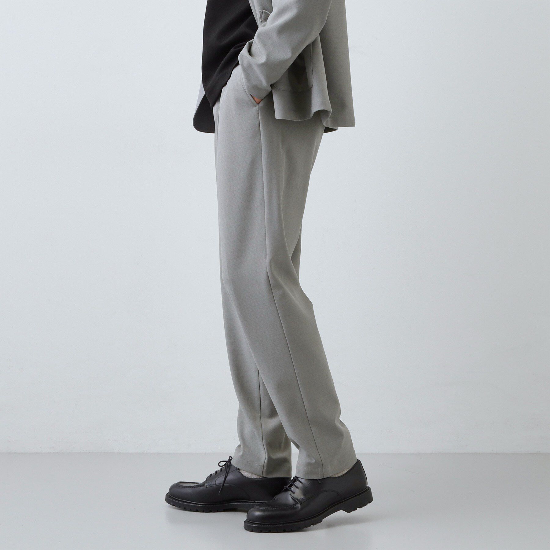 THE SHOP TK「【上下2点セット】ジャケット＋パンツ イージーセットアップ 防シワ／ストレッチ／洗濯機OK」|テーラードジャケット|