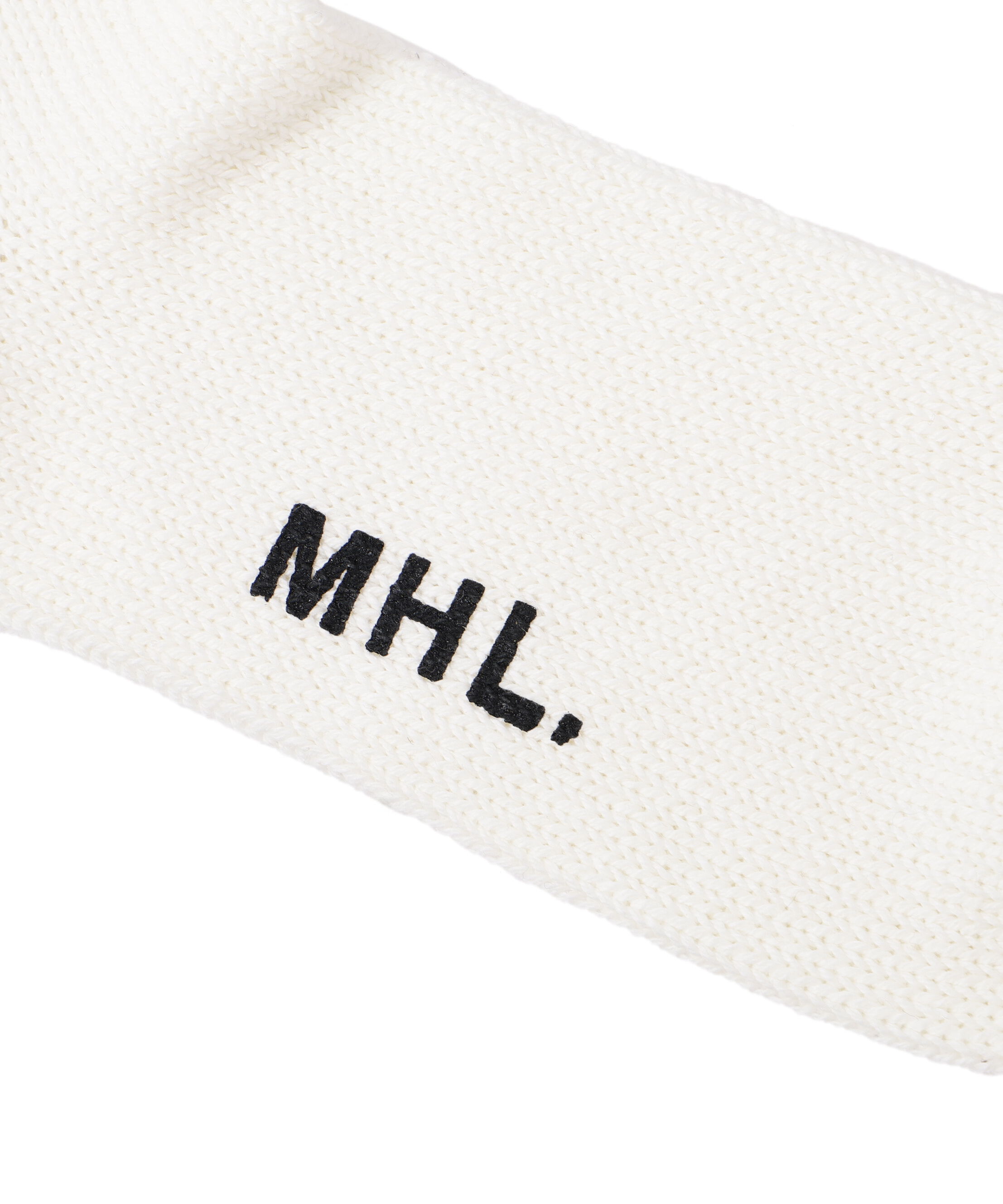 MHL.「MEN RECYCLED COTTON RIB SOCKS」|ソックス|