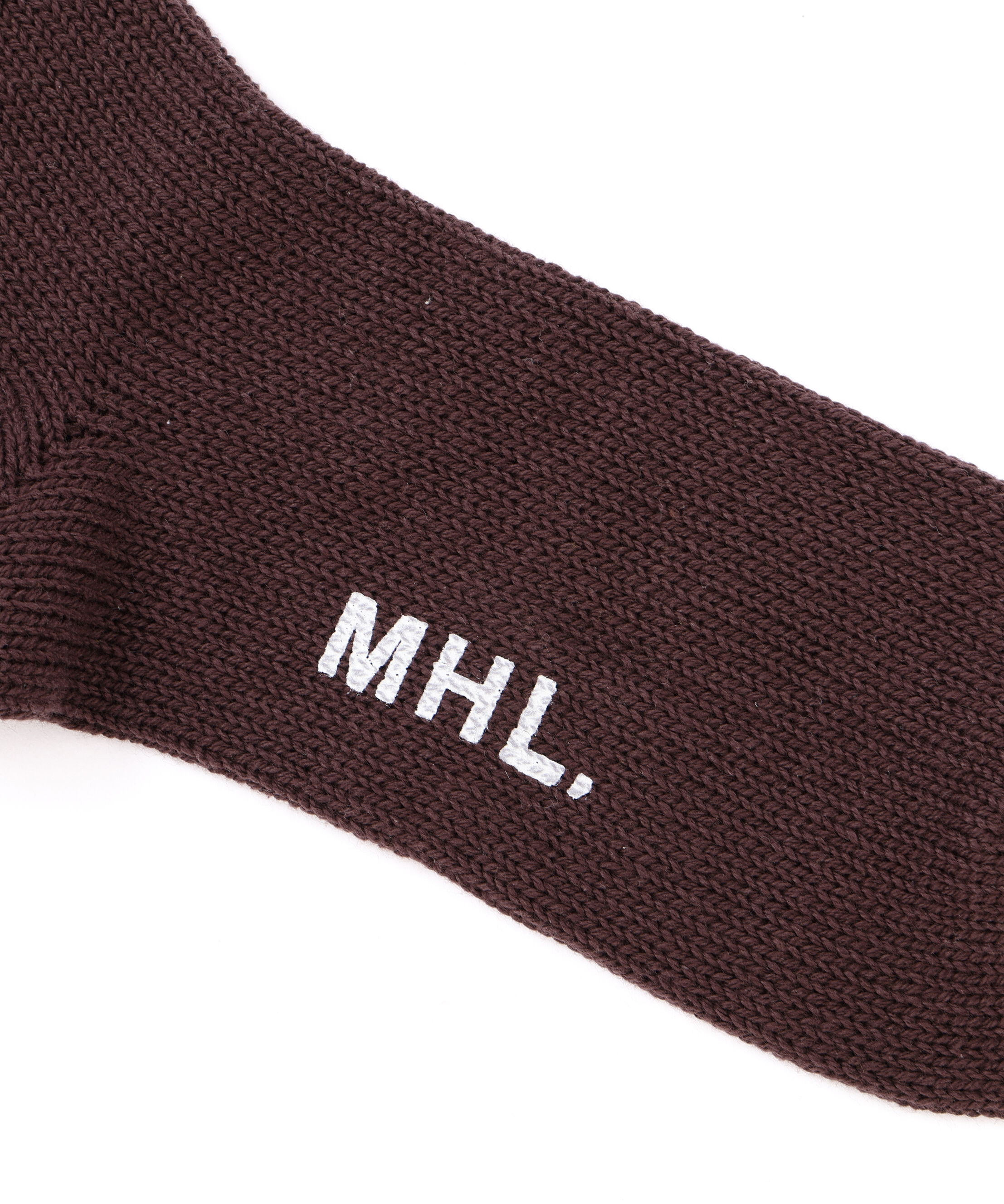 MHL.「MEN RECYCLED COTTON RIB SOCKS」|ソックス|