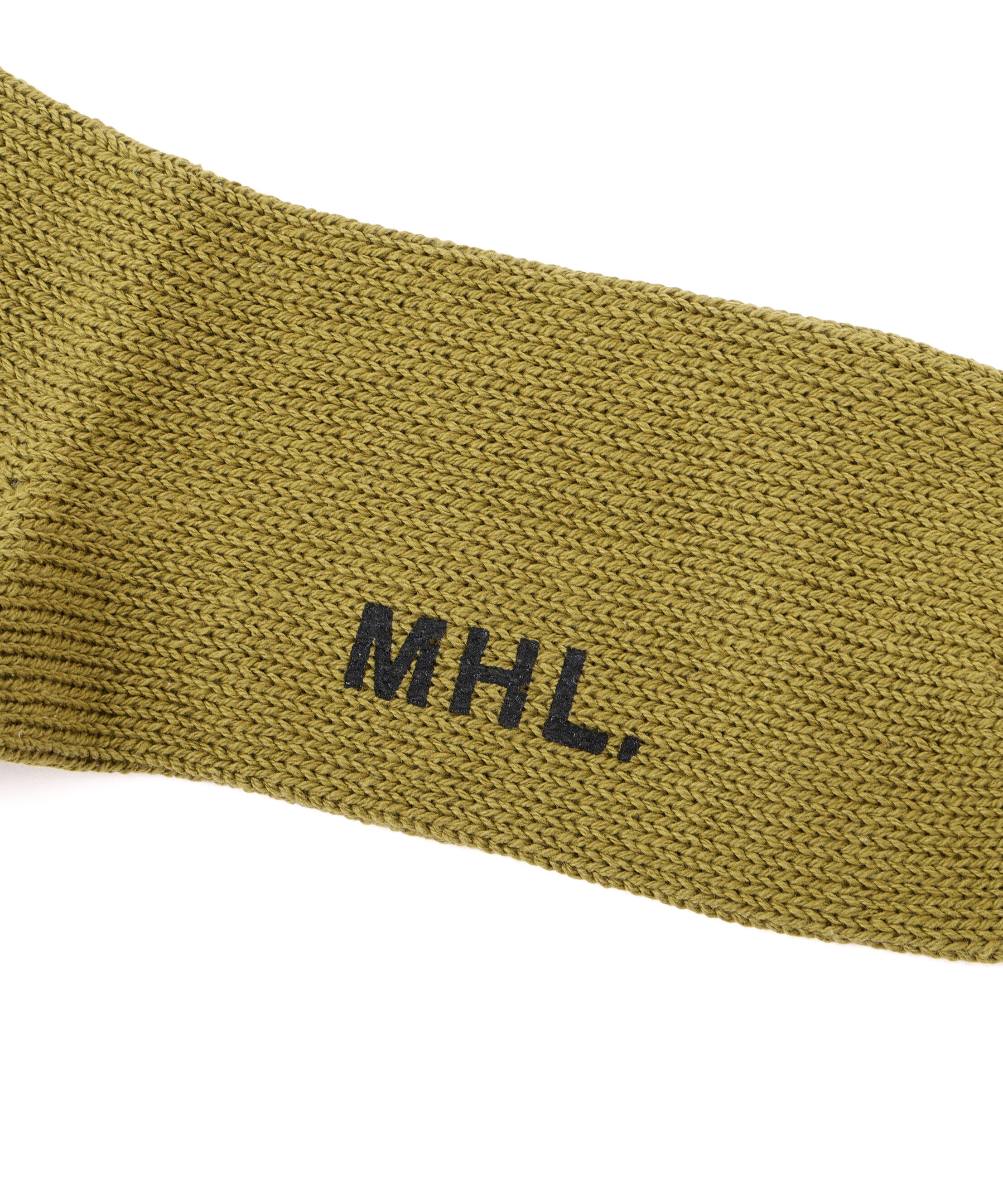 MHL.「MEN RECYCLED COTTON RIB SOCKS」|ソックス|
