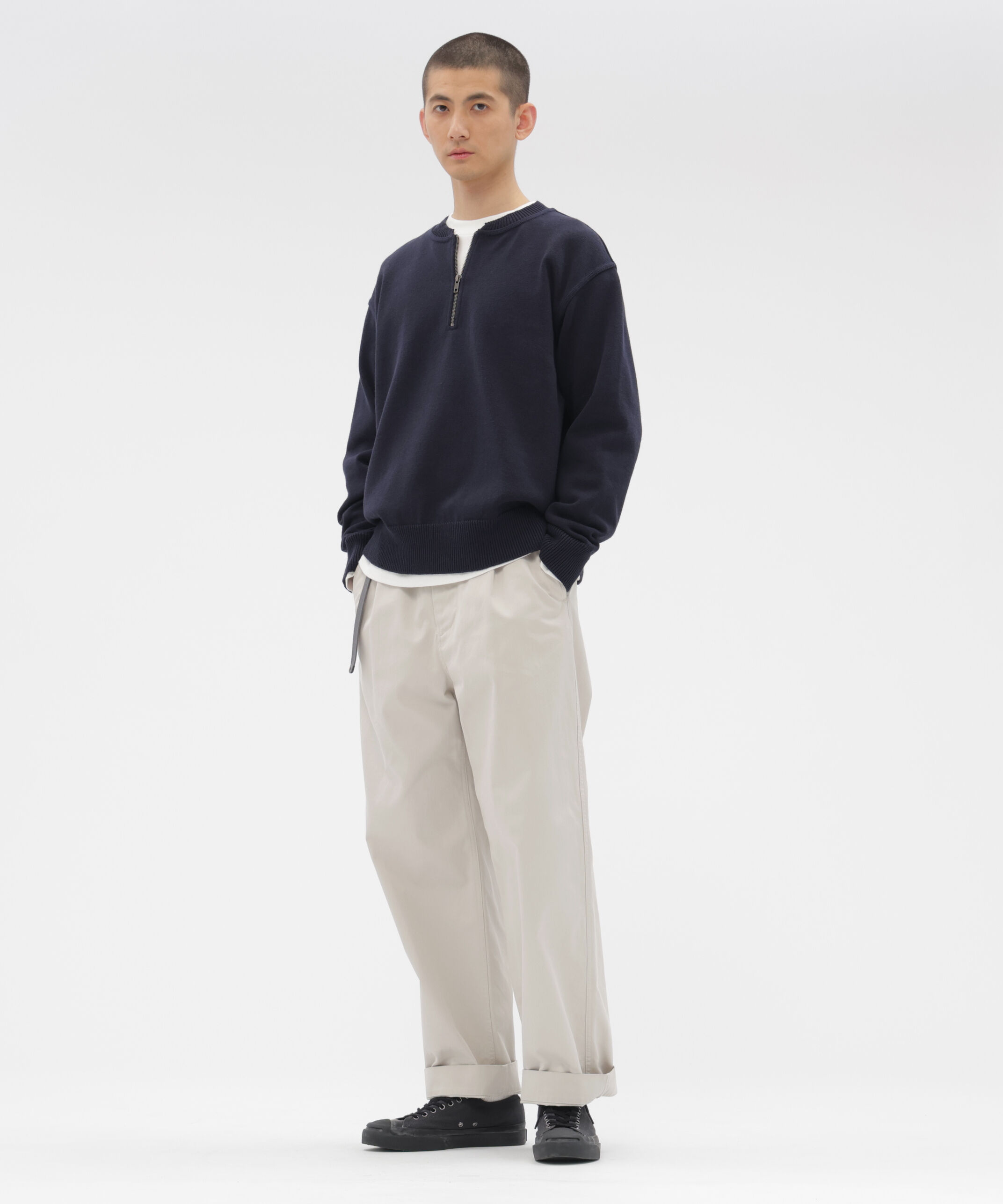 MHL.「WASHED CHINO COTTON TROUSERS」|その他|ECRU2