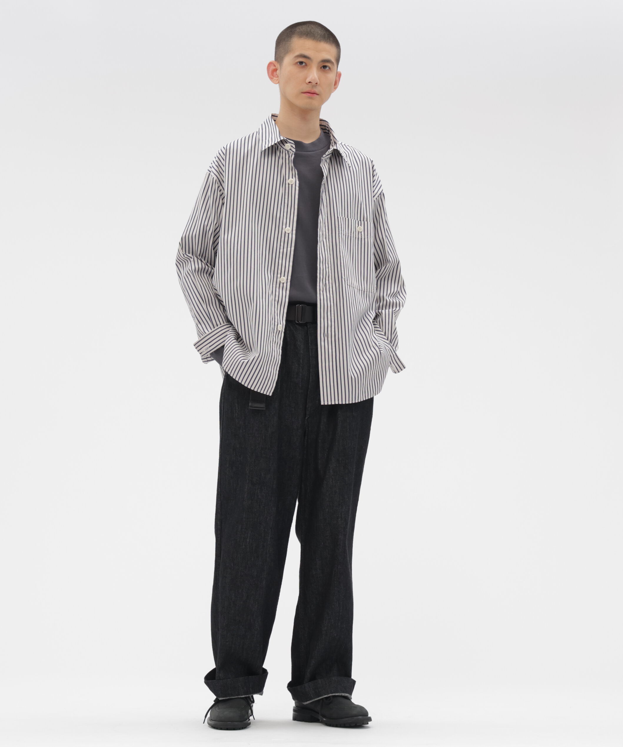 MHL.「CANTON BLACK LIGHT DENIM TROUSERS」|その他|